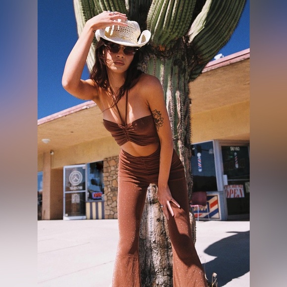 ❤️Princess polly Charlie ruched jumpsuit - Picture 3 of 8